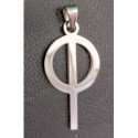 PHI TECH pendentif  argenté