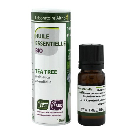 Huile essentielle de Tea-Tree arbre à thé bio 10ml Phytofrance  Herboristerie de paris défenses immunitaires