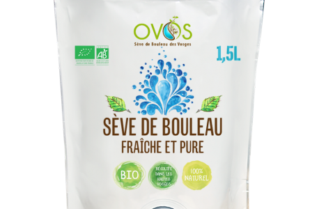 La sève de bouleau fraîche